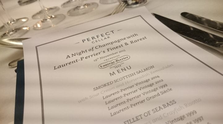 An evening of Laurent Perrier from Perfect Cellar