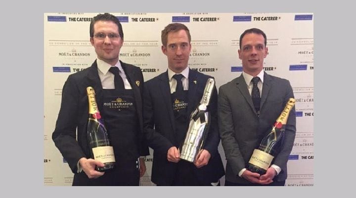 Tanguy Martin of Hotel TerraVina named MoÃ«t UK Sommelier of the Year 2015