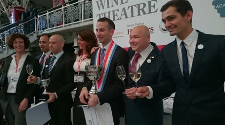 Vincenzo Arnese wins 'Best UK Sommelierâ 2015