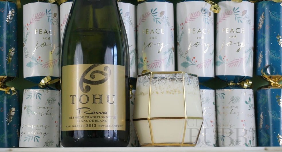 Fizzy Eggnog Cocktail
