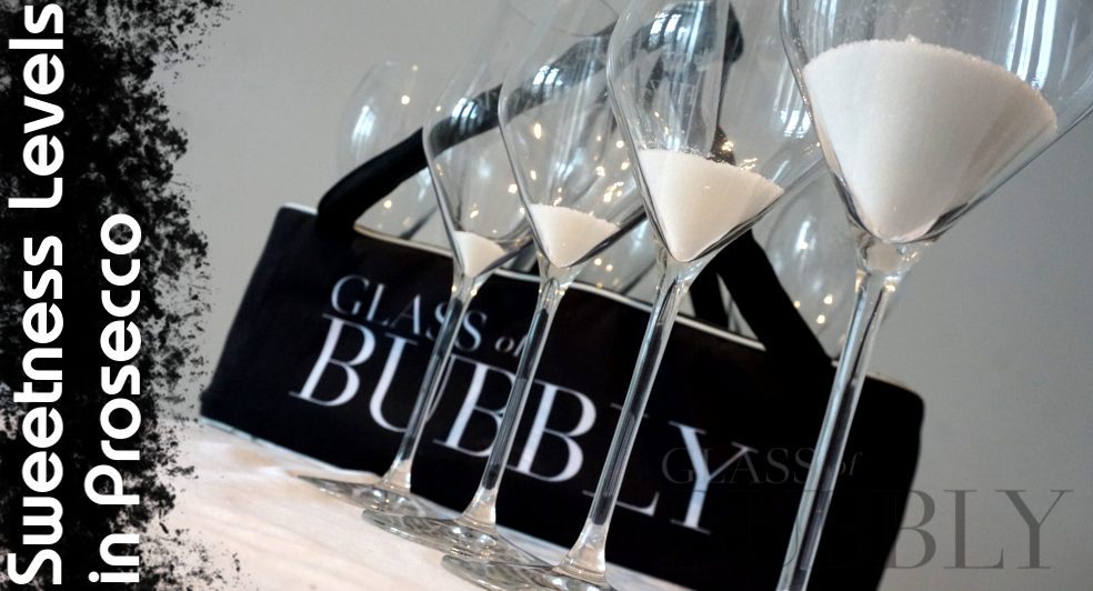 sweetness levels in prosecco