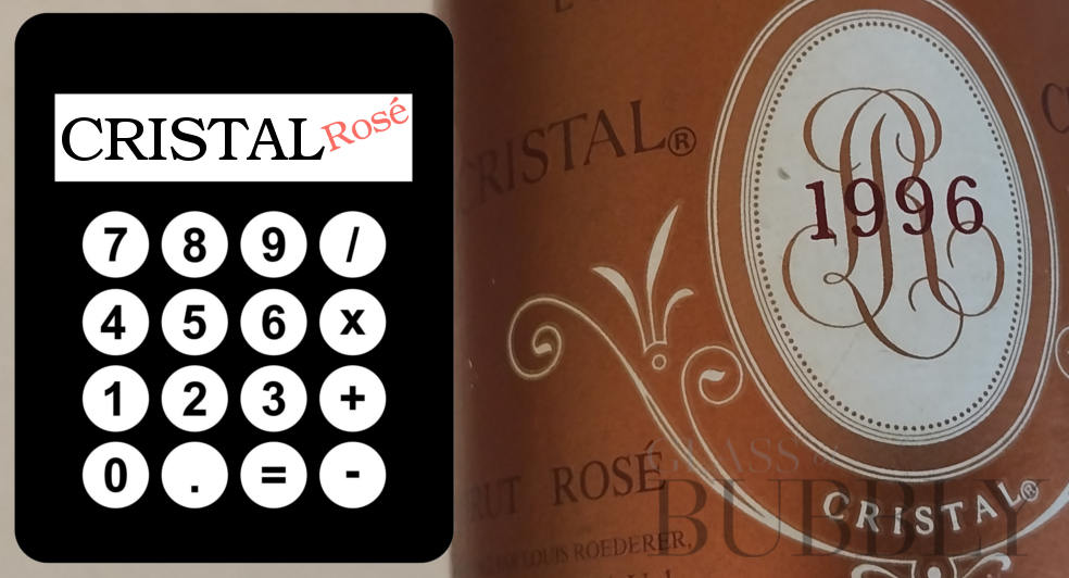 price valuation of Champagne Cristal rosÃ©